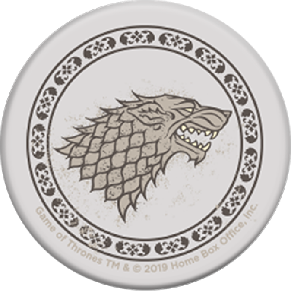 PopSocket Game of Thrones House Stark Sigil Swappable PopGrip - Stark